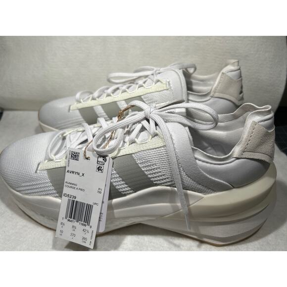 ADIDAS WOMEN’S AVRYN_X SHOES IN CLOUD/CHALK. SIZE 10. NWOB - Picture 2 of 10